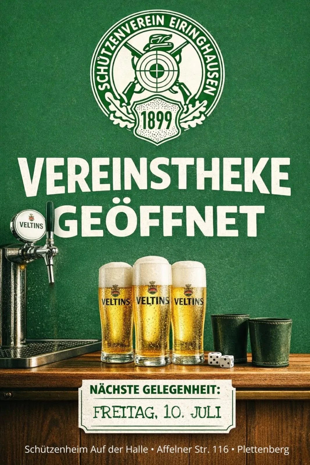 Vereinstheke 10.07.2026